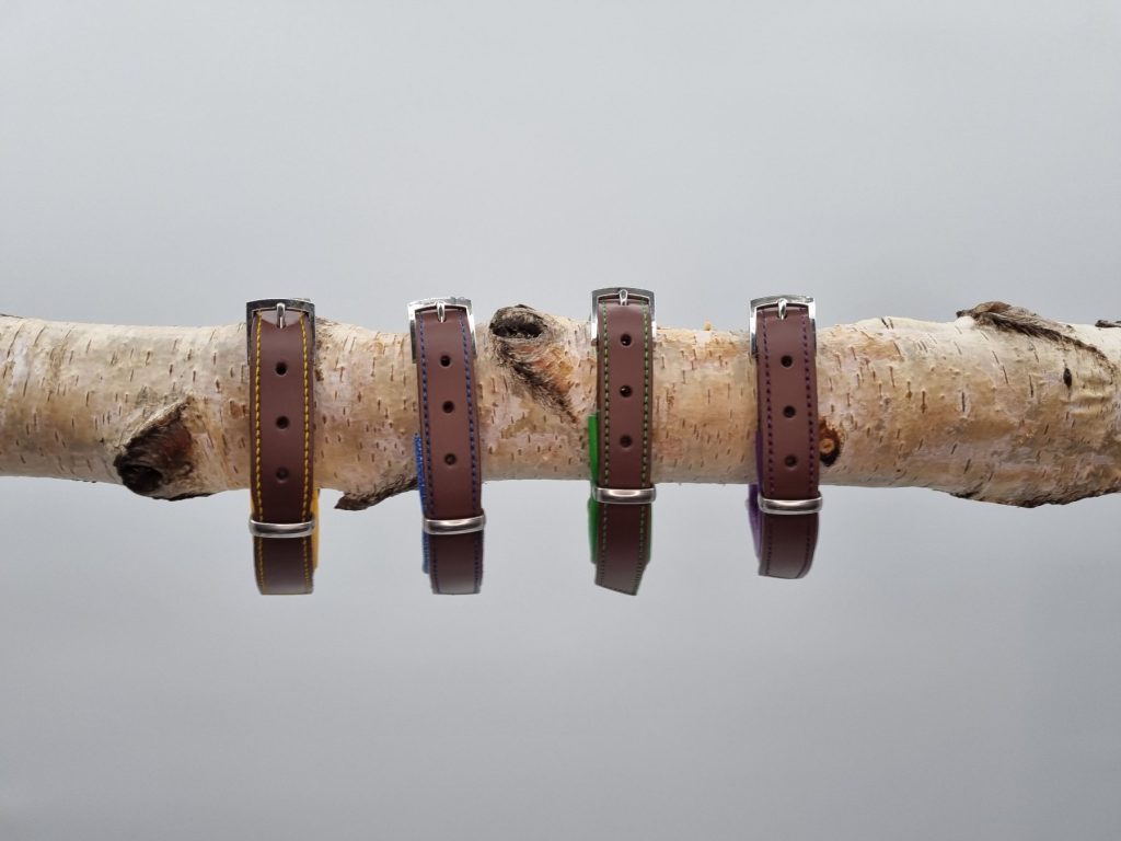 Limited Edition Luxury Padded Leather Flat Dog Collars